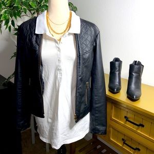 White Collared Shirt